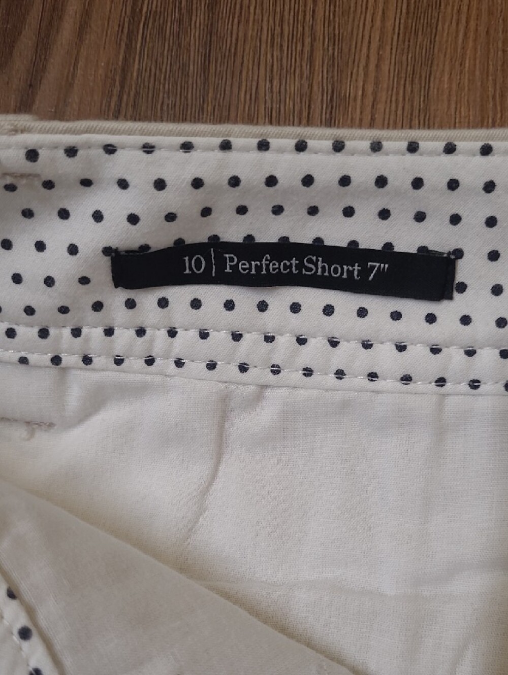 Talbots Light Beige Tailored Bermuda Shorts - Picture 3 of 11